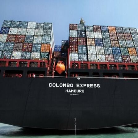 上海と北アメリカ間の全体的な海運業の中心のDHL FEDERAL EXPRESS UPSの国際海運